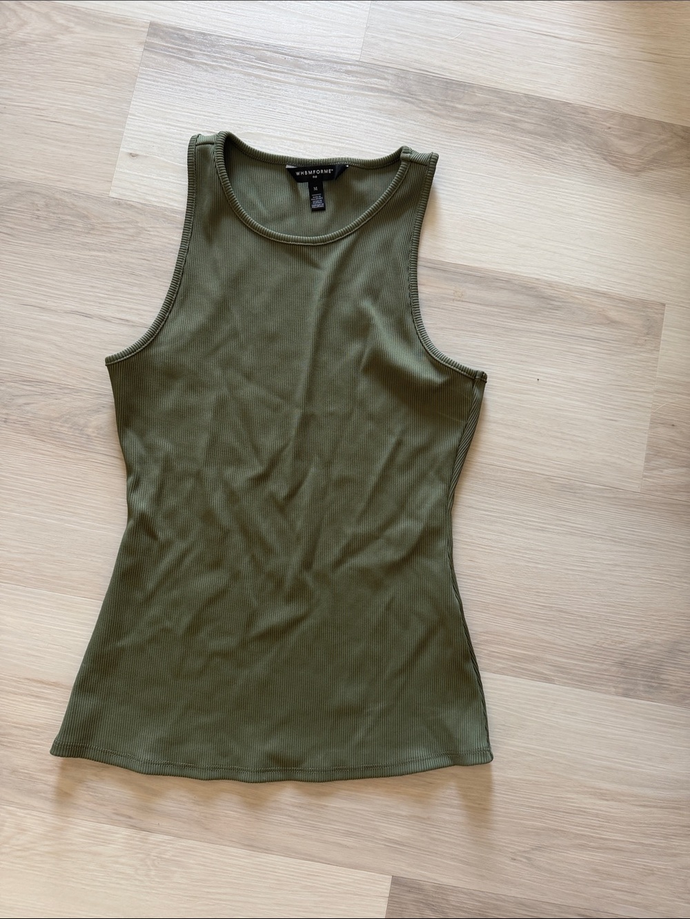 WHBM ribbed forme tank top